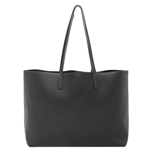 SAINT LAURENT Tote Bag Leather Black Auth 139838 - Picture 3 of 16